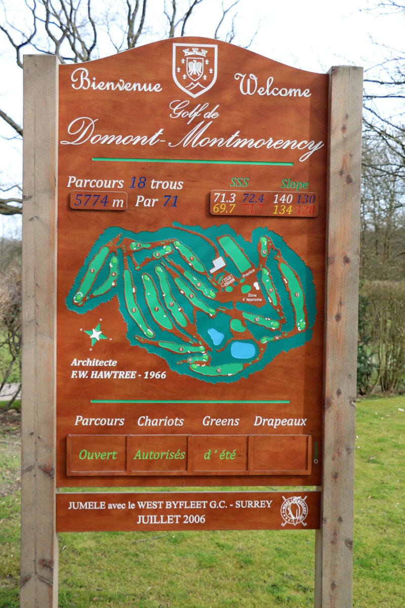 Parcours Golf De Domont Montmorency